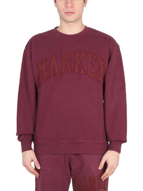  마켓 긴팔 티셔츠 396000852 CRIMSON BORDEAUX - MARKET