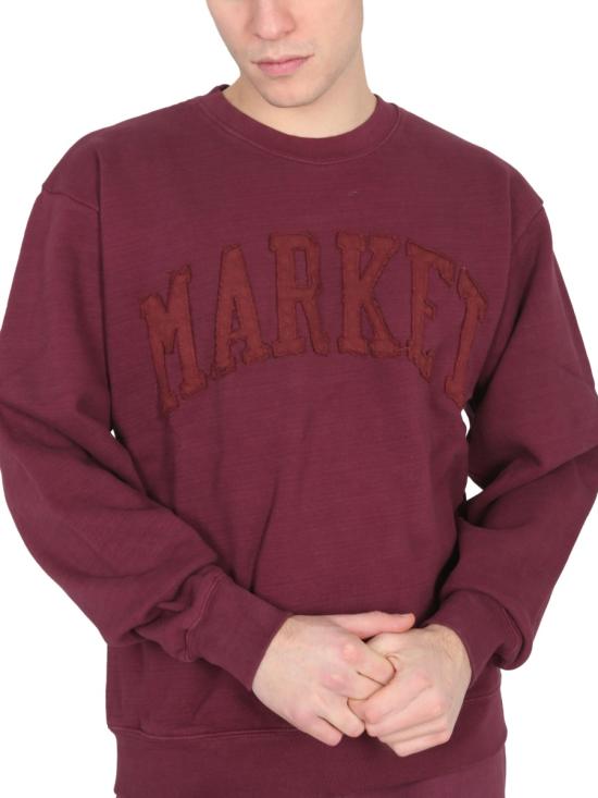  마켓 긴팔 티셔츠 396000852 CRIMSON BORDEAUX - MARKET
