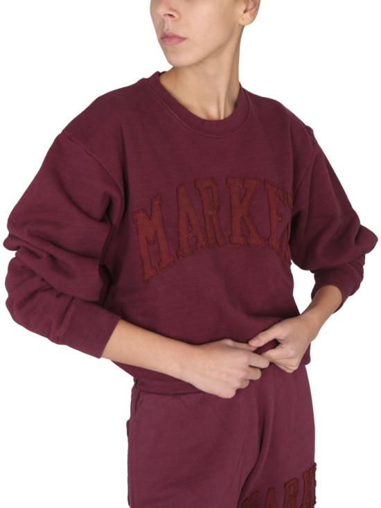  마켓 긴팔 티셔츠 396000852 CRIMSON BORDEAUX - MARKET