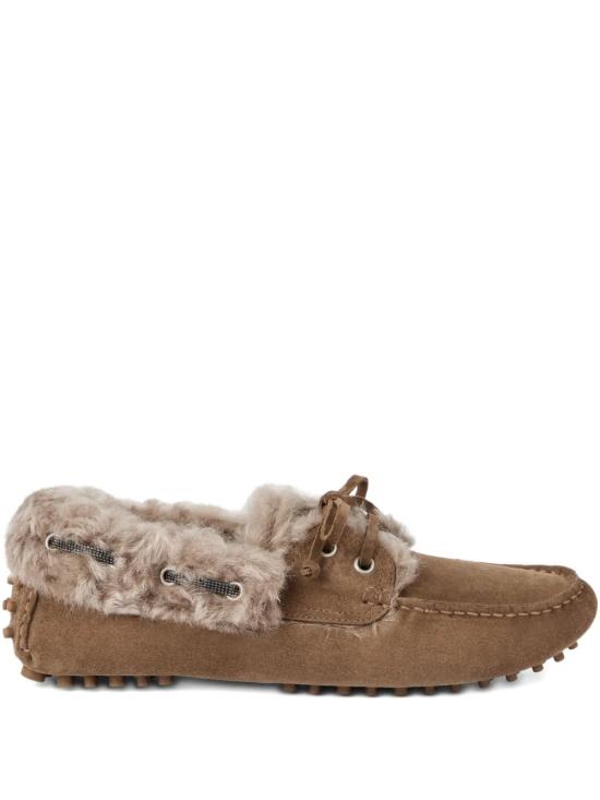 25FW 브루넬로 쿠치넬리 로퍼 MZSFG3102C7495 Beige