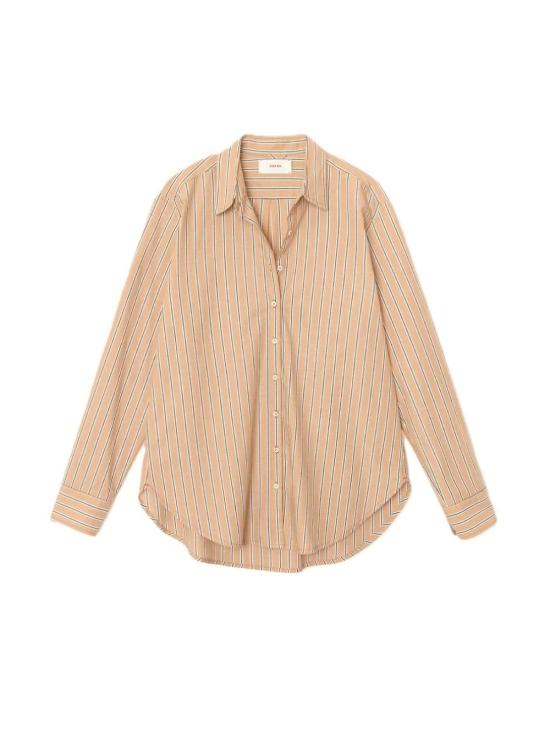 25FW 시레나 셔츠 X5AMS111TOFFE STRIPE Beige
