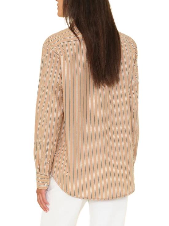 25FW 시레나 셔츠 X5AMS111TOFFE STRIPE Beige - XIRENA