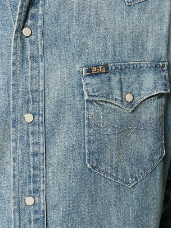 25FW 폴로 랄프로렌 데님 셔츠 710703936 001 RL WESTERN - POLO RALPH LAUREN