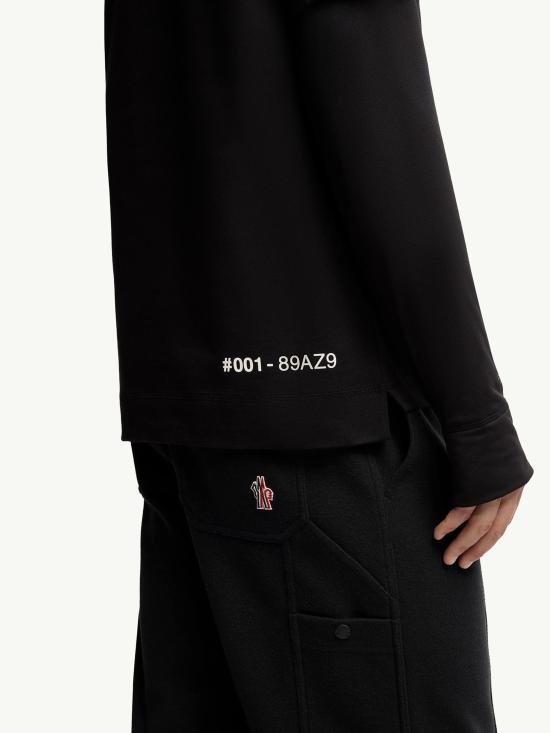 25FW 몽클레어 반팔 티셔츠 K20978C0001089AZ9 999 Black - MONCLER