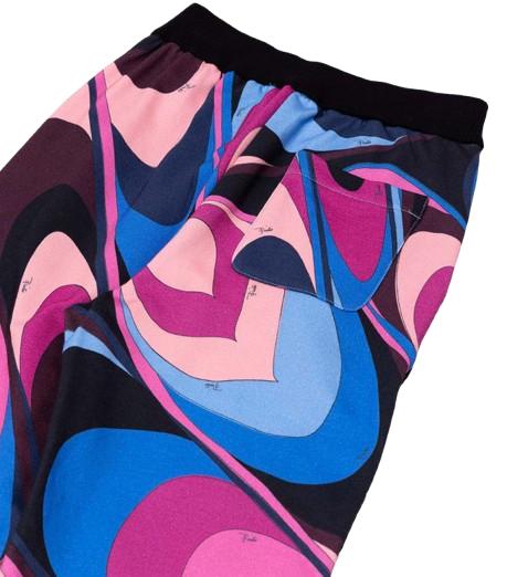 24FW [키즈] 에밀리오푸치 스트레이트 팬츠 PV6A00 F0178 999VI MultiColour - EMILIO PUCCI