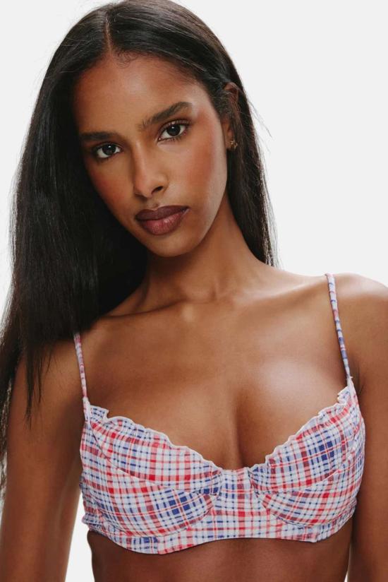  프랭키 비키니 비키니 수영복 프랭키스 비키니 오스틴 시어서커 탑