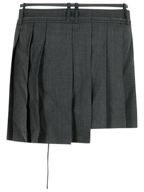 25FW 아크네 스튜디오 숏 스커트 AF0473 AA3 Grey - ACNE STUDIOS
