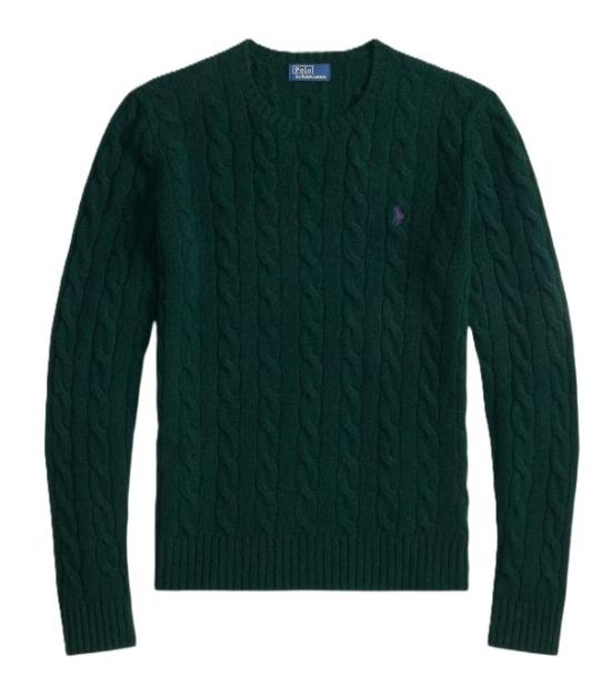 25FW 랄프 로렌 스웨터 211971865009 COLLEGE GREEN