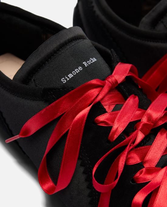 25FW 시몬로샤 플랫 슈즈 BPT40755BLACKRED Black - SIMONE ROCHA