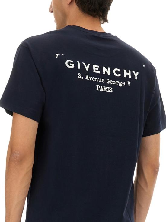 25FW 지방시 반팔 티셔츠 BM71NK3YRJ 499 Blue - GIVENCHY