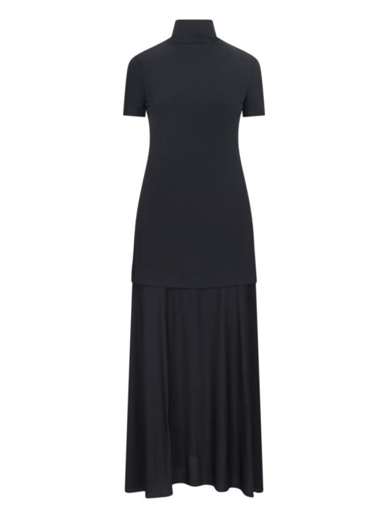 25FW 질샌더 롱 원피스 J04CT0111 J65016001 Black