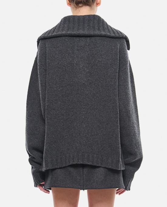 24FW 웨일즈보너 터틀넥 UA24KN24WO01949 Black - WALES BONNER