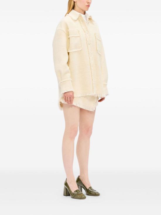 25FW 엠에스지엠 숏팬츠 3941MDB07 25762102 White - MSGM