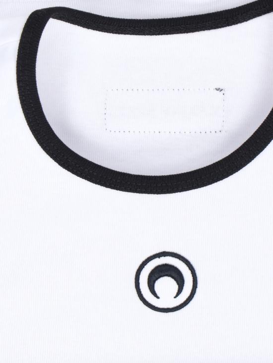 25FW 마린세르 반팔 티셔츠 WTO446A CJER0008 WH11 White - MARINE SERRE