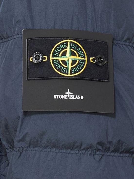 25FW 스톤 아일랜드 크링클랩스 와펜 패치  후드 다운 자켓 크링클랩스 와펜 패치  후드 다운  K2S154100011S0A23V0020 BLUE - STONE ISLAND