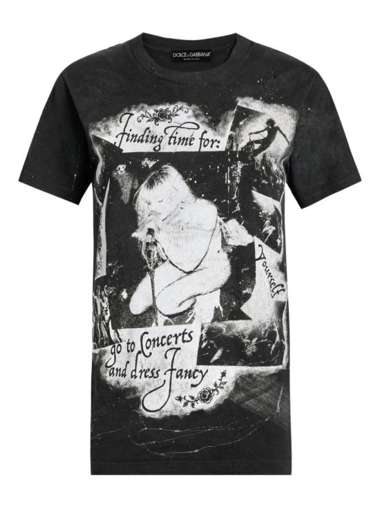 25FW 돌체앤가바나 탑 F8V90T GDDH4S9000 Black