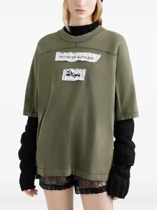 25FW 돌체앤가바나 탑 F8V80T GDDI2V4026 Green - DOLCE & GABBANA