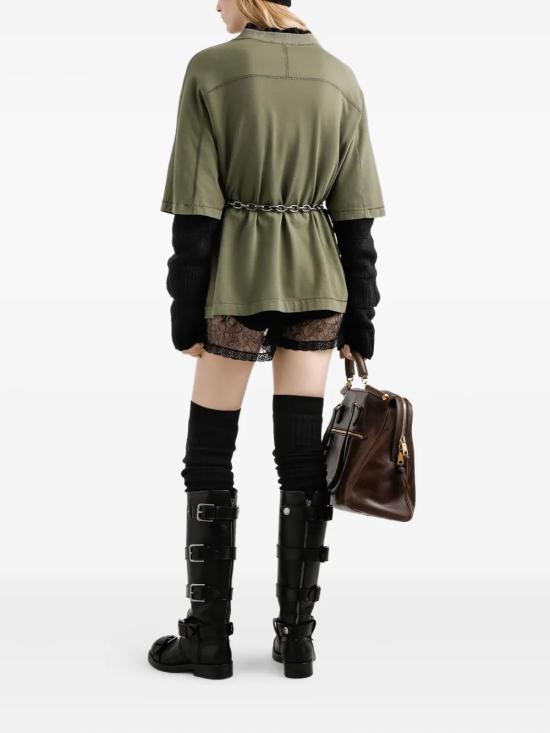 25FW 돌체앤가바나 반팔 티셔츠 F8V80T GDDI2V4026 Green - DOLCE & GABBANA