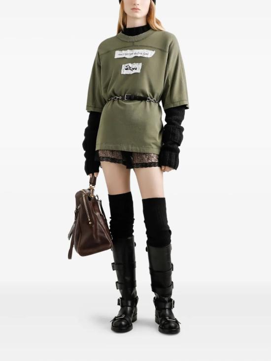 25FW 돌체앤가바나 탑 F8V80T GDDI2V4026 Green - DOLCE & GABBANA