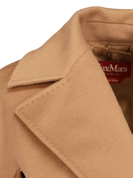 25FW 막스마라 드라베나 울 드랩 코트 2526016152600 006 Brown - MAX MARA