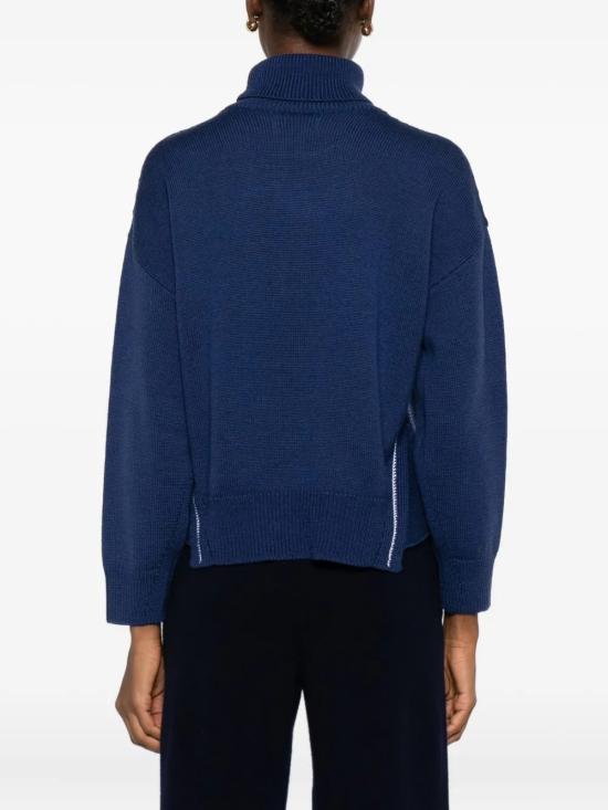 25FW 알파스튜디오 터틀넥 202502AD4092G2007 Blue - ALPHA STUDIO