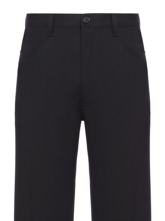 25FW 발렌시아가 핀스트라이프 팬츠 850705 TJT211000 Black - BALENCIAGA