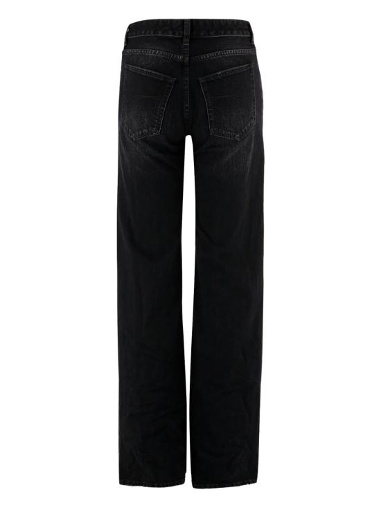 25FW 발렌시아가 스트레이트 팬츠 852328 TTW671037 Black - BALENCIAGA