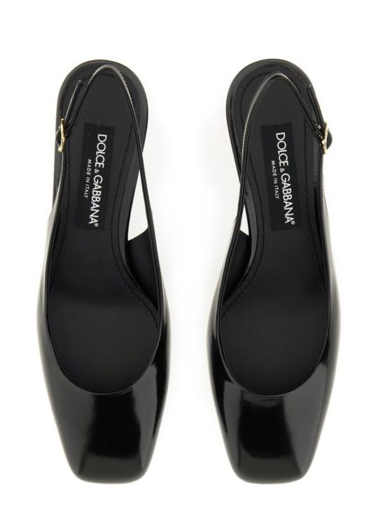 25SS 돌체앤가바나 페이턴트 레더 슬링백 CG0913 A103780999 Black - DOLCE & GABBANA