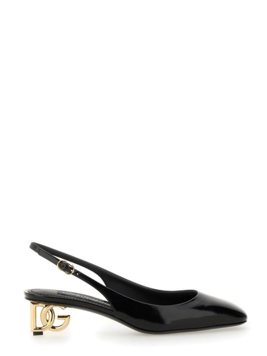 25SS 돌체앤가바나 페이턴트 레더 슬링백 CG0913 A103780999 Black
