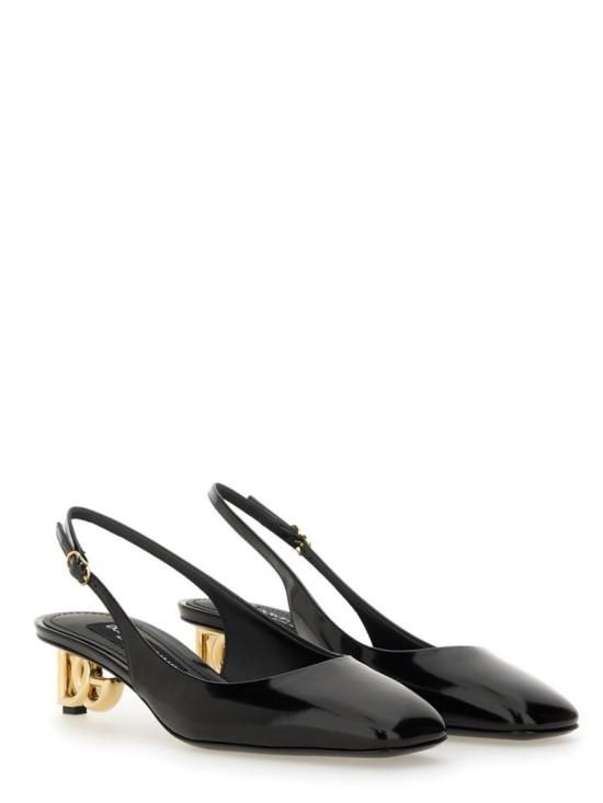 25SS 돌체앤가바나 페이턴트 레더 슬링백 CG0913 A103780999 Black - DOLCE & GABBANA