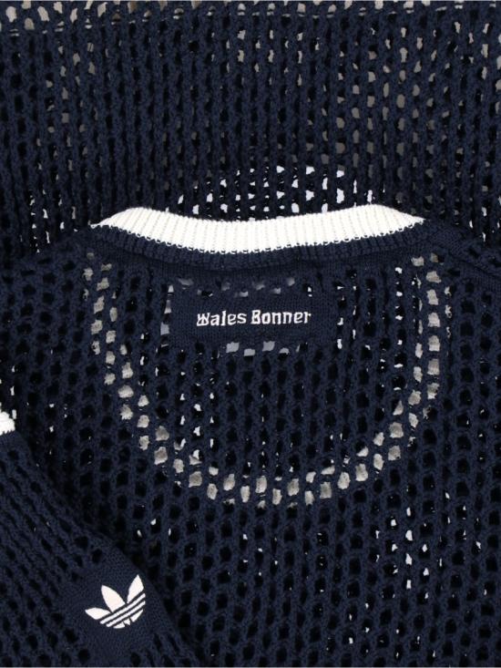 25SS 아디다스 X 웨일즈 보너 니트 티셔츠 KA7052NTNAVY Blue - ADIDAS X WALES BONNER