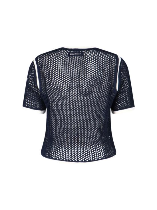 25SS 아디다스 X 웨일즈 보너 니트 티셔츠 KA7052NTNAVY Blue - ADIDAS X WALES BONNER