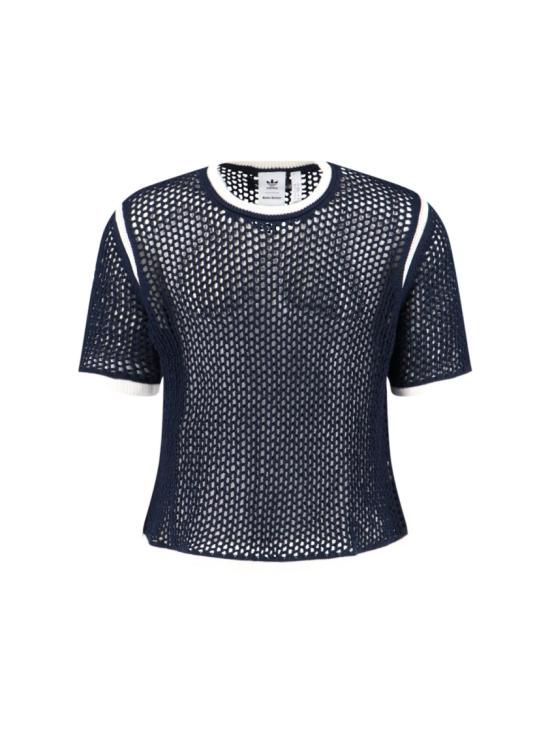 25SS 아디다스 X 웨일즈 보너 니트 티셔츠 KA7052NTNAVY Blue
