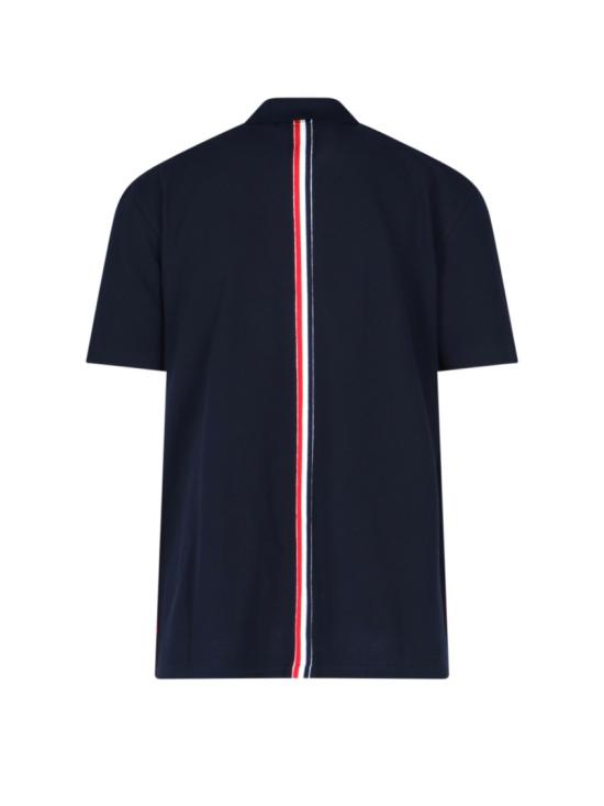 25FW 톰브라운 폴로 티셔츠 MJP042A 00050415 Blue - THOM BROWNE