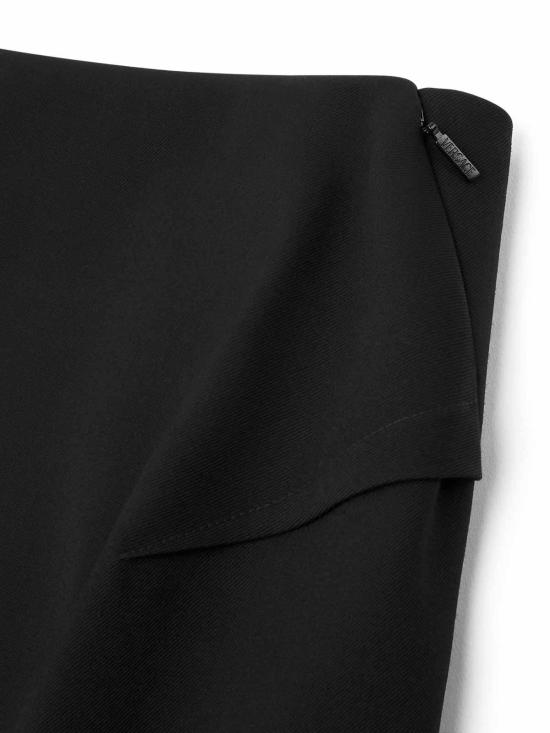 25FW 베르사체 미디 스커트 10157041A046491B000 Black - VERSACE