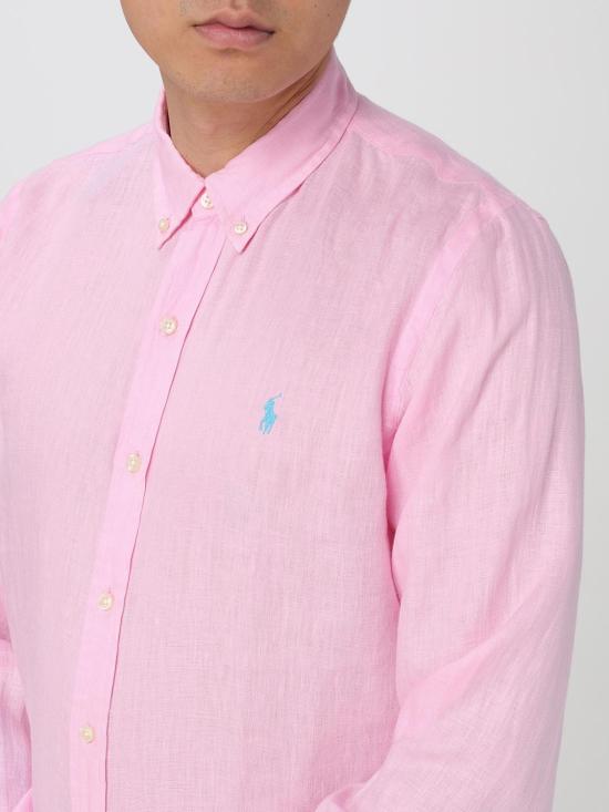 25FW 폴로 랄프로렌 셔츠 710968915 002 Pink - POLO RALPH LAUREN