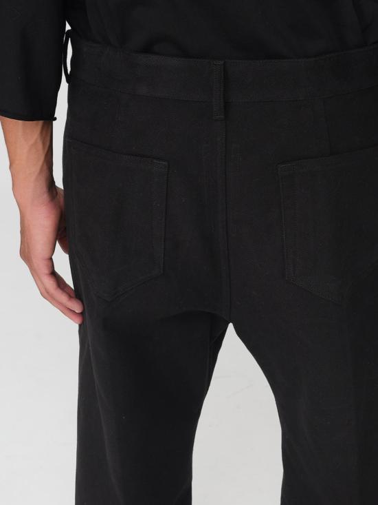 25FW 릭 오웬스 데님 팬츠 RU02E1333 TB09 Black - RICK OWENS