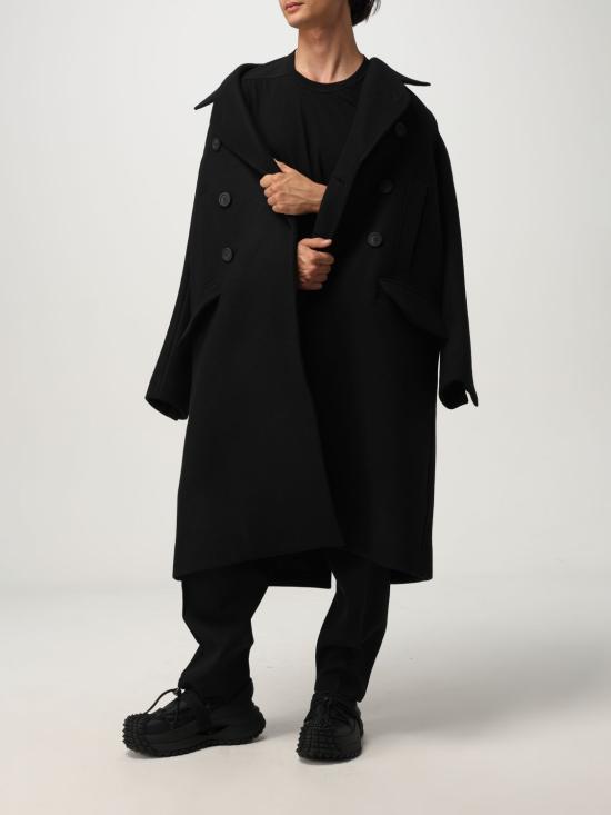 25FW 릭 오웬스 반팔 티셔츠 RU02E1265 JA09 Black - RICK OWENS