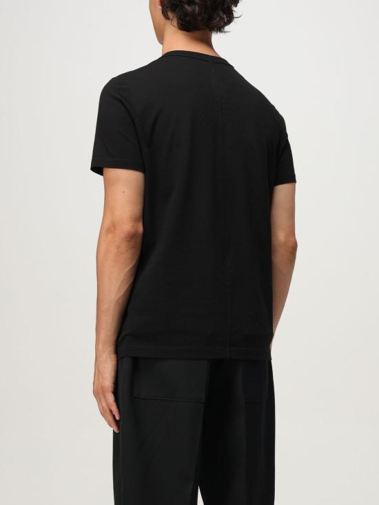 25FW 릭 오웬스 반팔 티셔츠 RU02E1265 JA09 Black - RICK OWENS