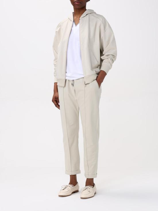 25FW 브루넬로 쿠치넬리 반팔 티셔츠 M0T18BD222 C159 White - BRUNELLO CUCINELLI