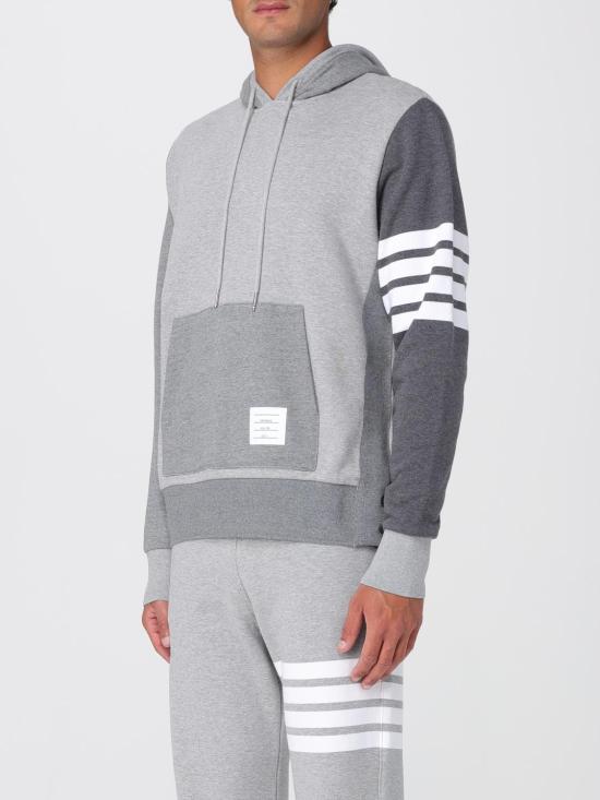 25FW 톰브라운 긴팔 티셔츠 MJT074F00535 982 Grey - THOM BROWNE