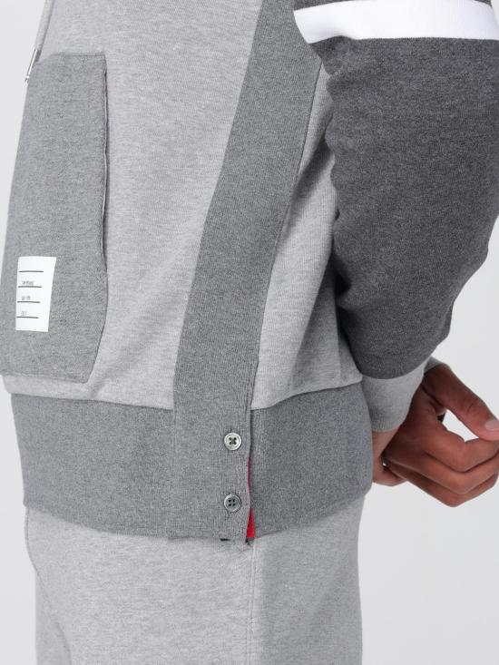 25FW 톰브라운 긴팔 티셔츠 MJT074F00535 982 Grey - THOM BROWNE