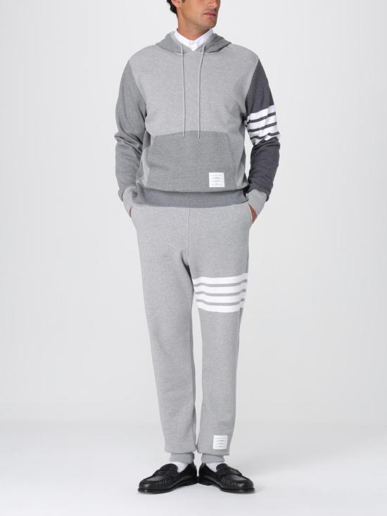25FW 톰브라운 긴팔 티셔츠 MJT074F00535 982 Grey - THOM BROWNE