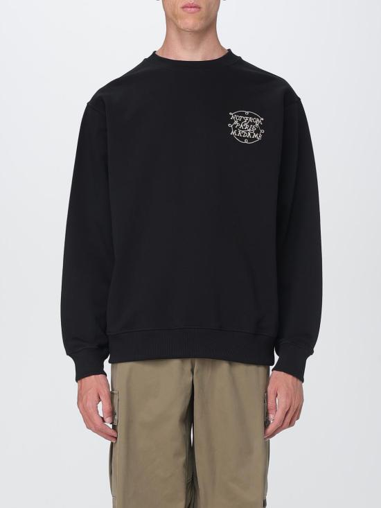 25FW 드롤드무슈 긴팔 티셔츠 HSW172CO127 BL Black