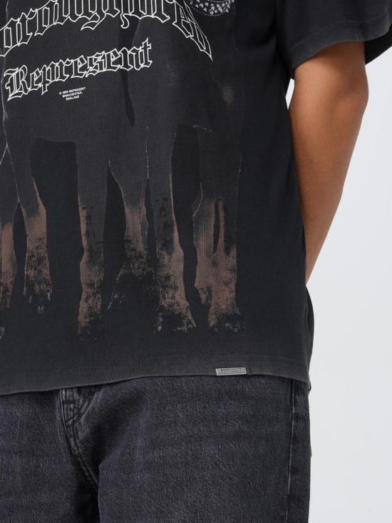 25FW 리프레젠트 반팔 티셔츠 MLM41135 003 Black - REPRESENT