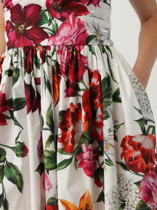 25FW 돌체앤가바나 롱 원피스 F6TVJTHS5TQ HA5PB White - DOLCE & GABBANA