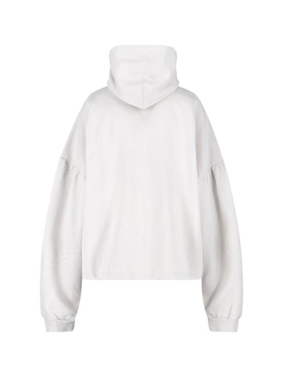 25FW 발렌시아가 로고 후드 티셔츠 818433 TSVO39012 White - BALENCIAGA