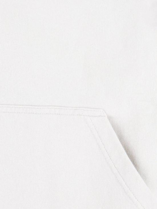 25FW 발렌시아가 로고 후드 티셔츠 818433 TSVO39012 White - BALENCIAGA