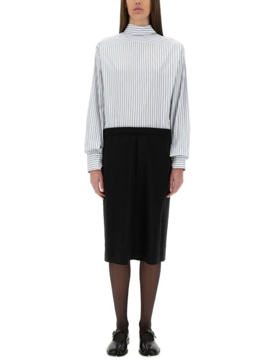  마르지엘라 미디 원피스 S51DD0026 MTN068001F Black