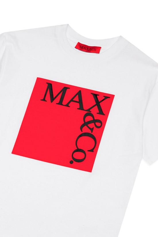 25FW [키즈] 막스앤코 티셔츠 MX0005 MX057MX10C White - MAX & CO.